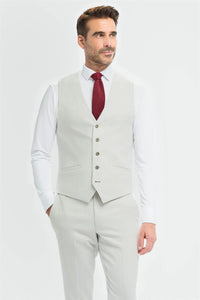 Tropez - Men's Grey Waistcoat