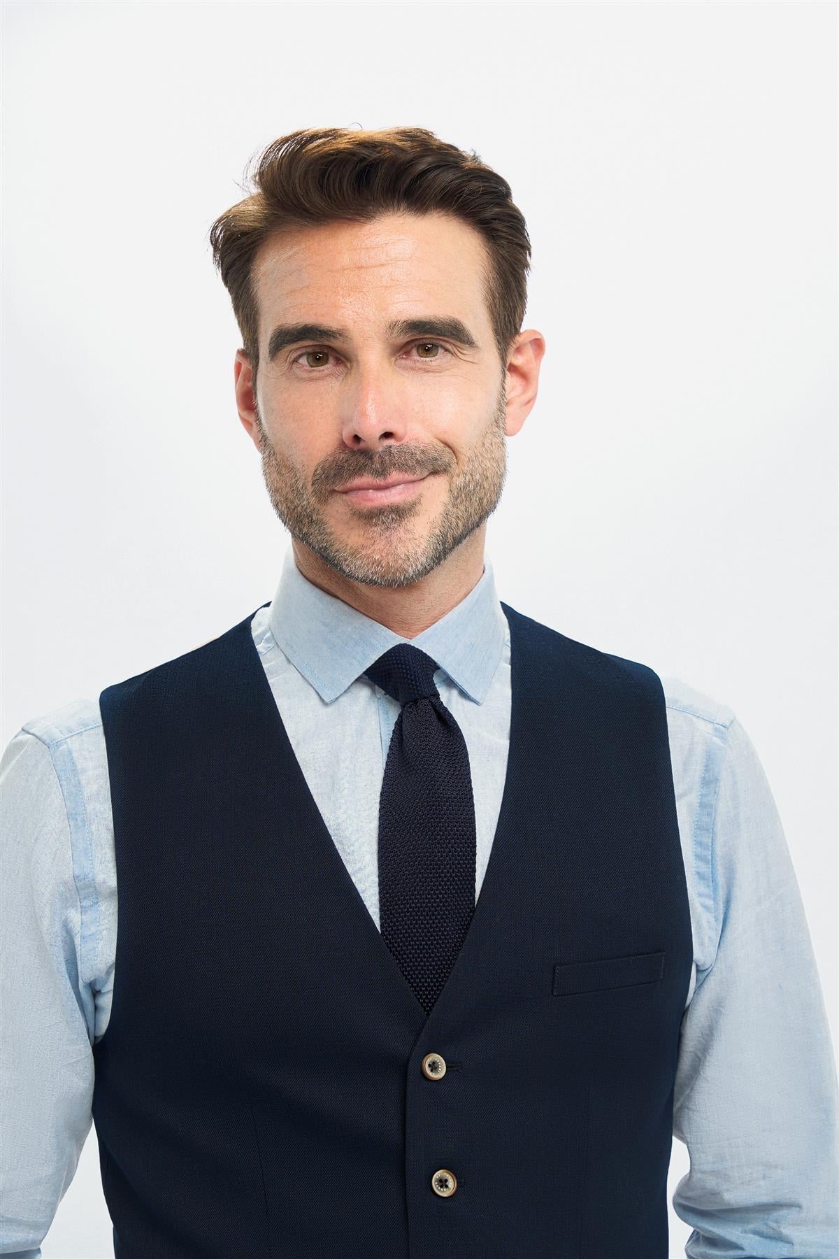 Tropez - Men's Navy Waistcoat