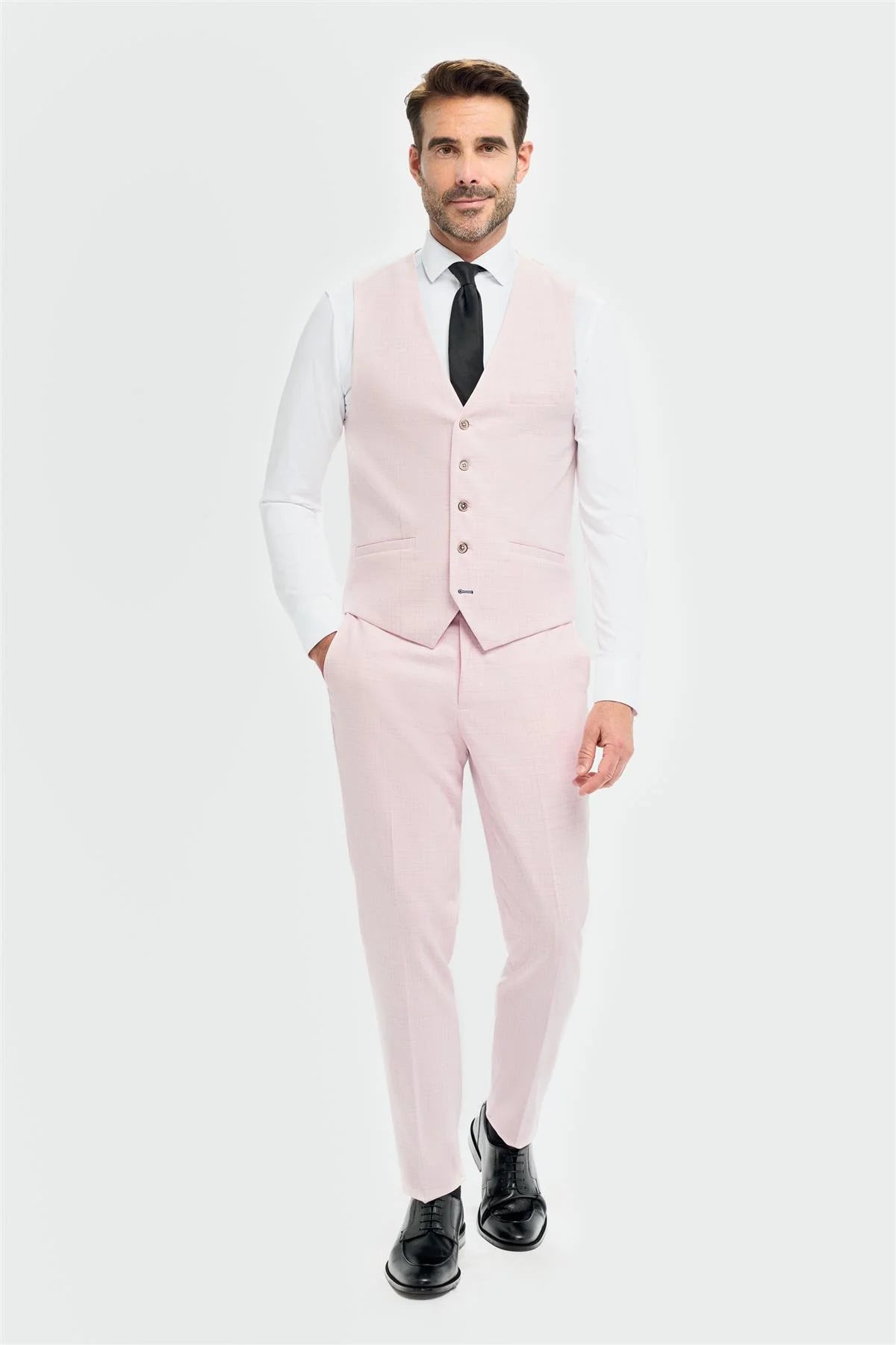 Tropez - Men's Pink Waistcoat
