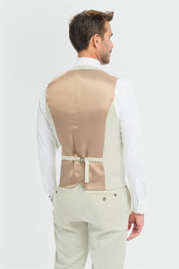 Tropez - Men's Sage Green Waistcoat