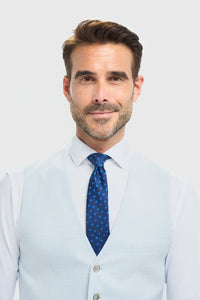 Tropez - Men's Sky Blue Waistcoat