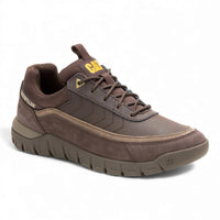 Versage Lo - Men's Brown Leather Hiking Lightweight Trainers